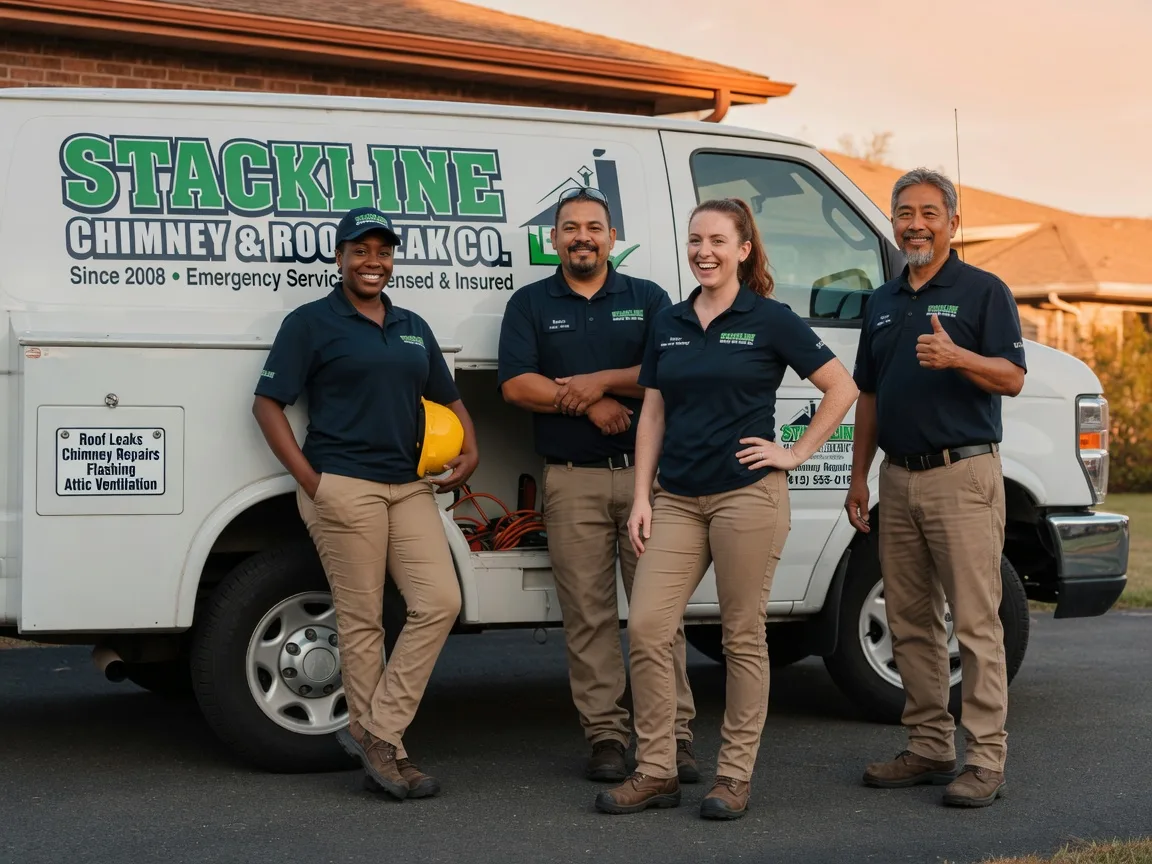Chimney flashing repair company in Carmen, OK
